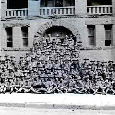 Rueben Van Vlack photos of Poughkeepsie during World War One
