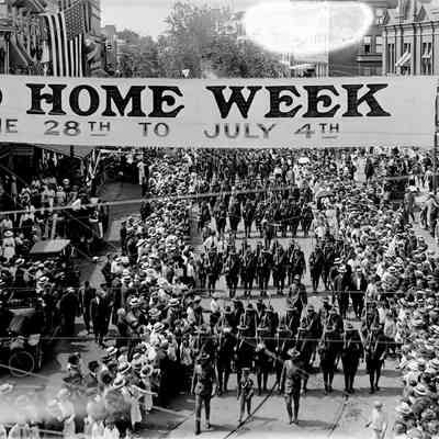 Rueben Van Vlack photos of Poughkeepsie during World War One