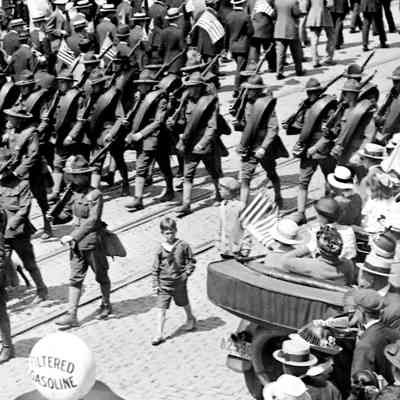 Rueben Van Vlack photos of Poughkeepsie during World War One