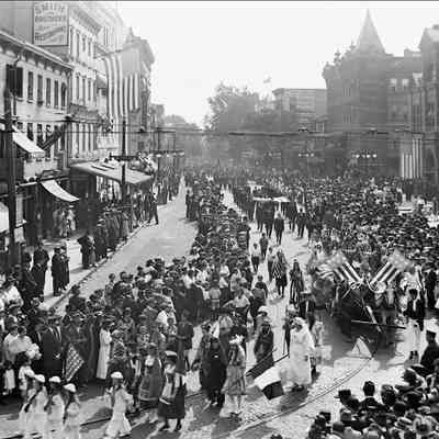 Rueben Van Vlack photos of Poughkeepsie during World War One