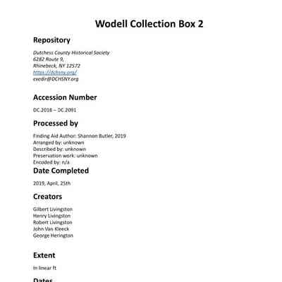 WODELL: Wodell Collection Box 2