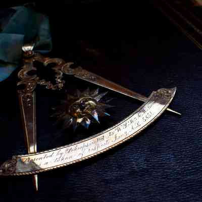 1854 Masonic Jewel A.M. Sweet