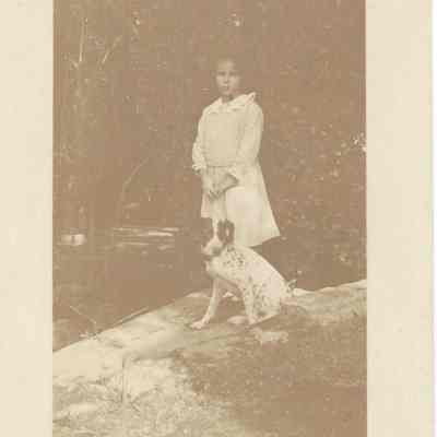 Girl with Dog