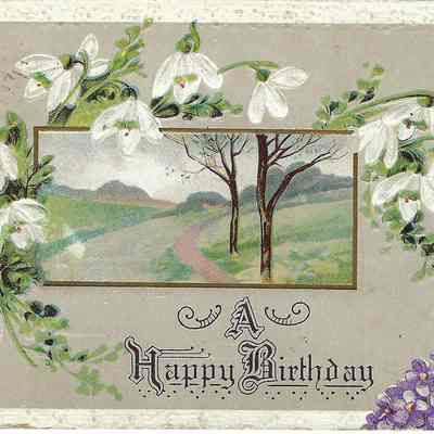Happy Birthday Postcard