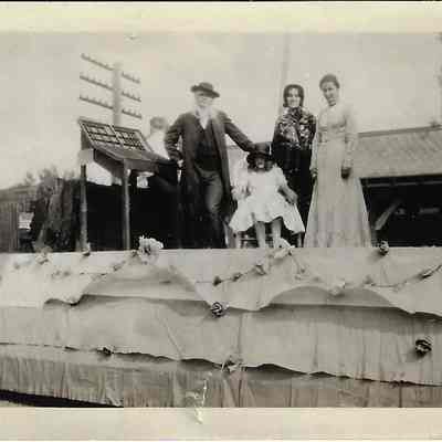 Horace Greeley and Family Reenactment Float