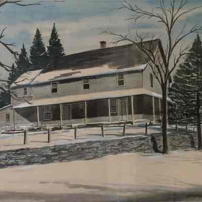 Chappaqua Friends' Meeting House in Winter
