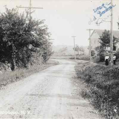 Chappaqua Roadway with the Old Dodge Barn