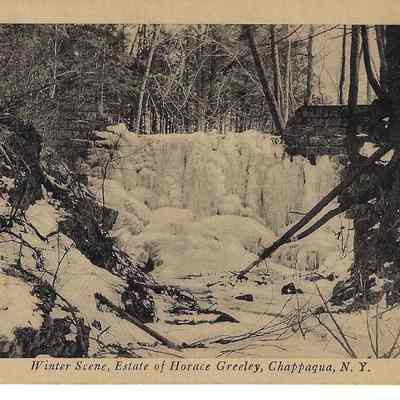Winter Scene, Estate of Horace Greeley
