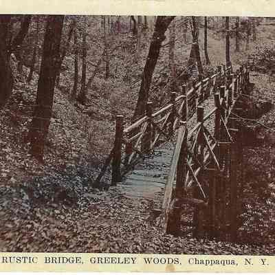Rustic Bridge in Greeley Woods