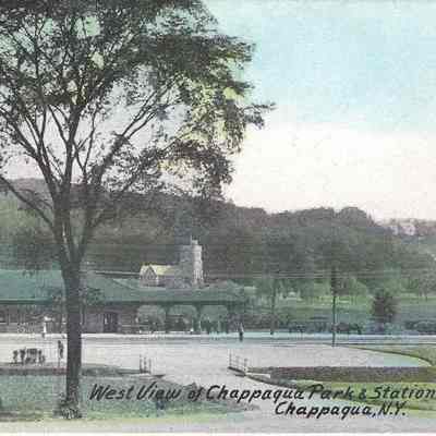 West View of Chappaqua Park & Station