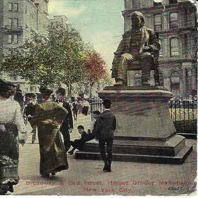Horace Greeley Monument, New York City