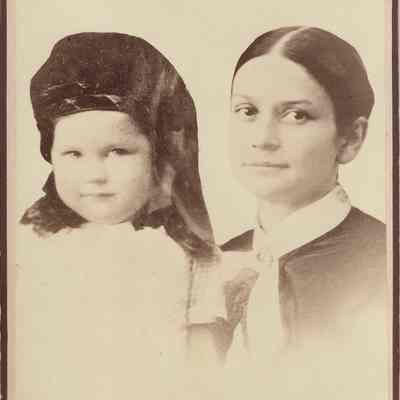 Mrs. Greeley and Her Son