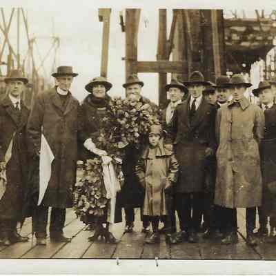 Group Photo of the Christening of Chappaqua Ship