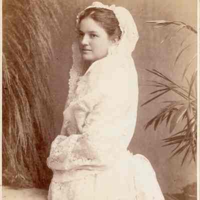 Gabrielle Greeley in Her Wedding Dress