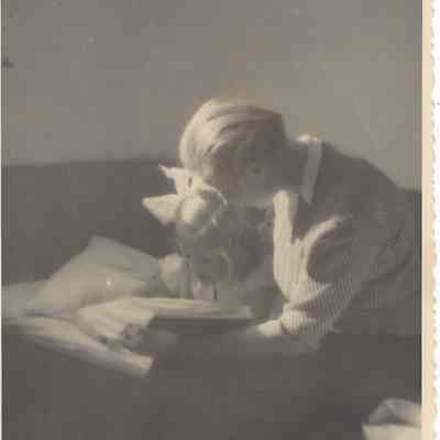 Woman and Child Reading a Book