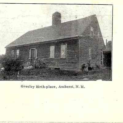 Greeley Birthplace, Amherst, NH