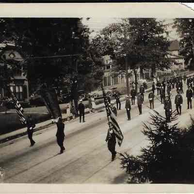 Chappaqua Police Marching in Parade