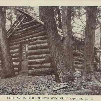 Log Cabin, Greeley's Woods, Chappaqua, New York