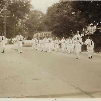 Marching Group at Chappaqua's 200th Anniversary Parade (1930)