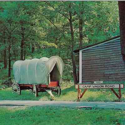 Entrance to Camp Wagon Road