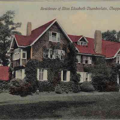 Residence of Miss Elizabeth Chamberlain