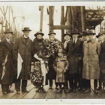Group Photo of the Christening of Chappaqua Ship