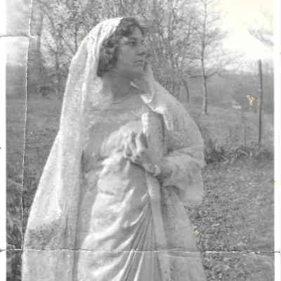 Gabrielle Clendenin in Her Wedding Dress