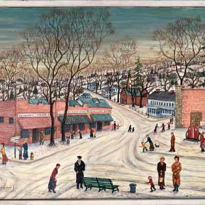 Market Day in the Village [King Street and Greeley Avenue, Chappaqua]