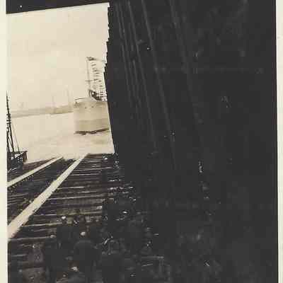 Launching of the Ship Named "Chappaqua"