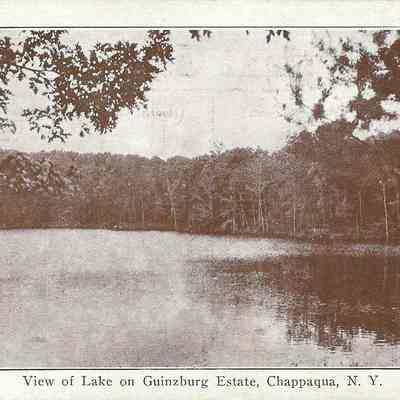 View of Lake on Guinzburg Estate