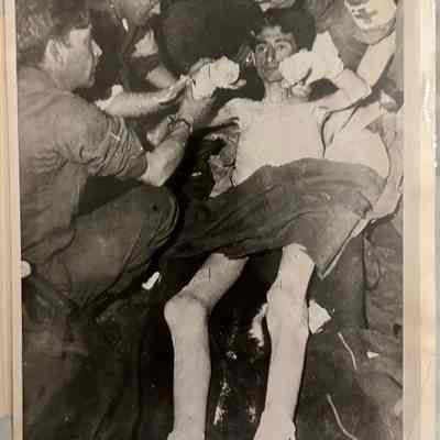 American Prisoners of War in Germany - Original 1945 Radiophoto Times Herald