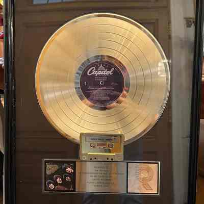 THE BEATLES "GOLD" RECORD AWARD