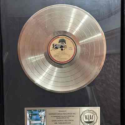 GEORGE HARRISON "GOLD" RECORD AWARD