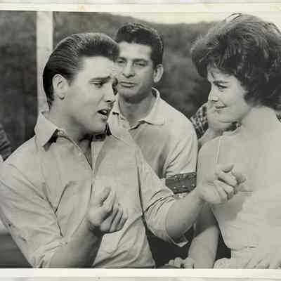 Original 1962 Press Photo Elvis Presley Kid Galahad 8x10