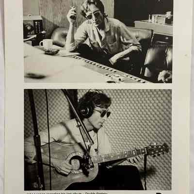 Original Press Kit Photo 1990 LBS John Lennon 8x10