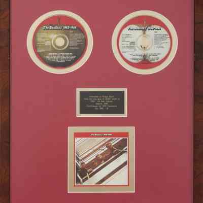RINGO STARR DANISH SALES AWARD