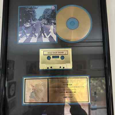 THE BEATLES "GOLD" RECORDS AWARD