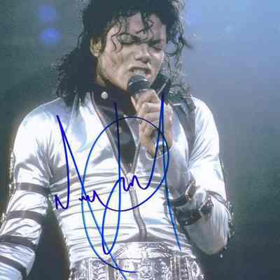 Michael Jackson Signed 8x10 Photo (ACE LOA)