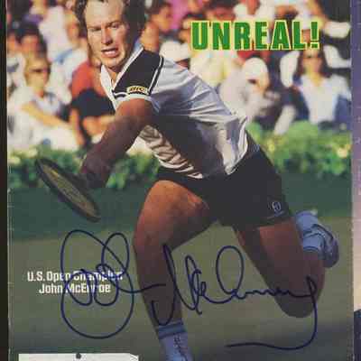 John McEnroe Signed Sports Illustrated Magazine (JSA COA)