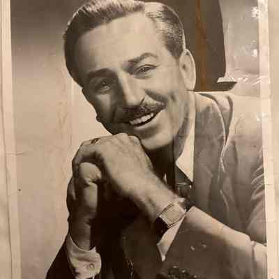 Original 1955 Press Photo Walt Disney Chicago Tribune