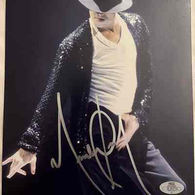Michael Jackson Signed 8x10 Photo (ACE COA)