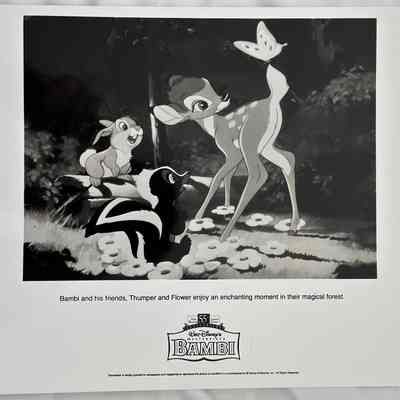 Original 1966 Press Kit Photo Bambi Disney Movie Chicago Tribune 8x10