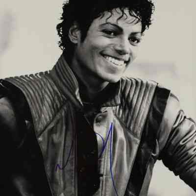 Michael Jackson Signed 11x14 Photo (ACE COA)