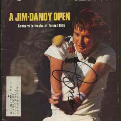 Jimmy Connors Signed Sports Illustrated Magazine (JSA COA)