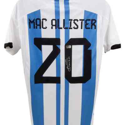 Alexis Mac Allister Signed Argentina National Team Jersey (Beckett)