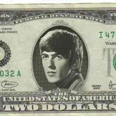 George Harrison 2003 Two Dollars Federal Reserve Banknote