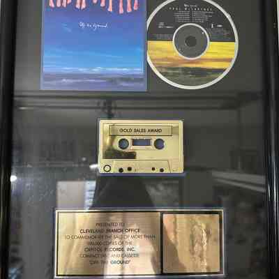PAUL MCCARTNEY "GOLD" RECORD AWARD