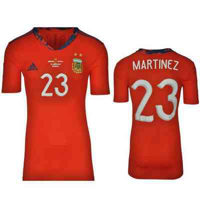 EMILIANO MARTINEZ: MATCH-WORN 2021 COPA AMERICA ARGENTINA JERSEY (MEARS)