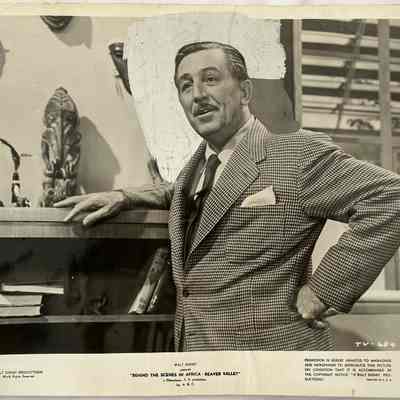 Original 1954 Walt Disney Press Kit Photo
