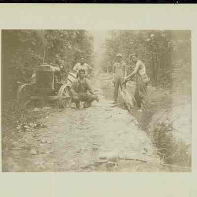 Pipeline Workers by ditch